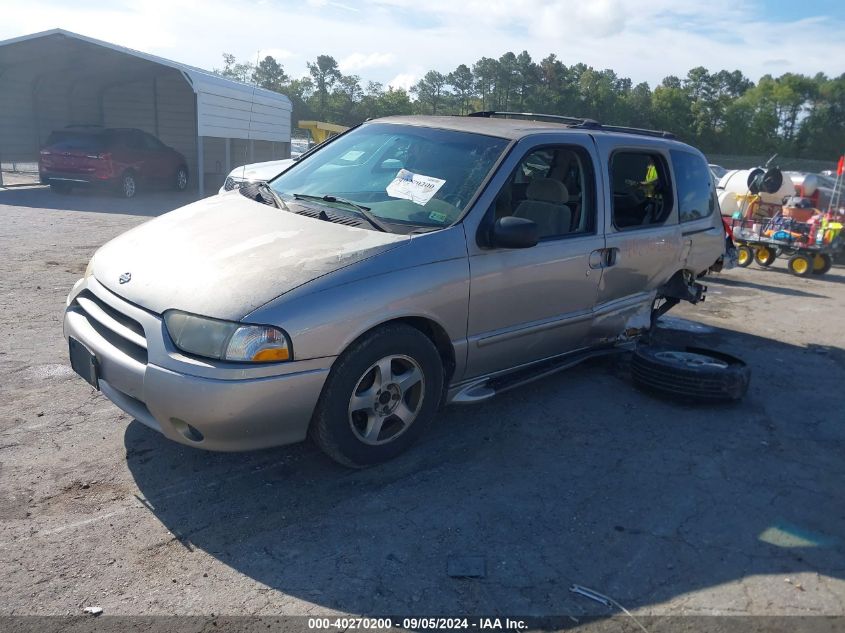 2001 Nissan Quest Gxe VIN: 4N2ZN15T21D801814 Lot: 40270200