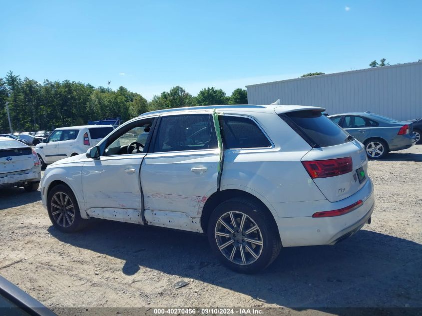 2019 Audi Q7 55 Premium/55 Se Premium VIN: WA1LAAF76KD000319 Lot: 40270456