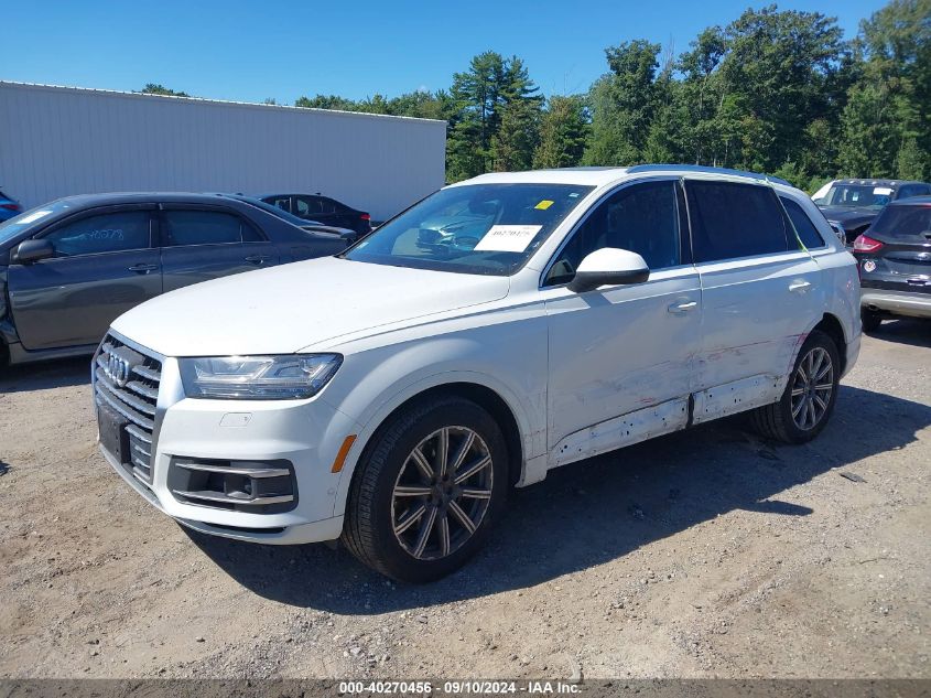 2019 Audi Q7 55 Premium/55 Se Premium VIN: WA1LAAF76KD000319 Lot: 40270456