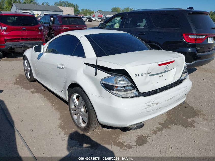 2010 Mercedes-Benz Slk 300 VIN: WDBWK5EA8AF232829 Lot: 40273575