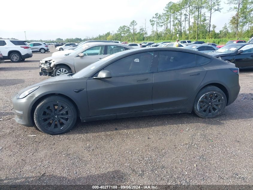 2021 Tesla Model 3 Standard Range Plus Rear-Wheel Drive VIN: 5YJ3E1EA5MF987787 Lot: 40277188