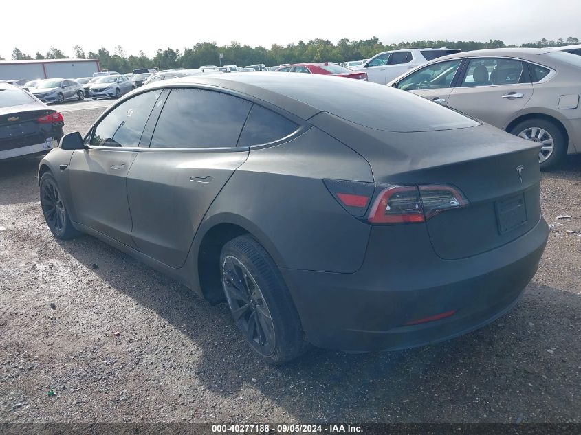 2021 Tesla Model 3 Standard Range Plus Rear-Wheel Drive VIN: 5YJ3E1EA5MF987787 Lot: 40277188