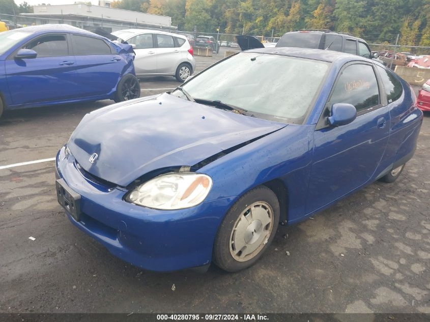 2002 Honda Insight Cvt VIN: JHMZE14742T000783 Lot: 40280795