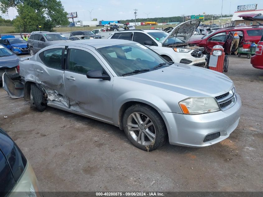 2012 Dodge Avenger Se VIN: 1C3CDZAGOCN289197 Lot: 40280875