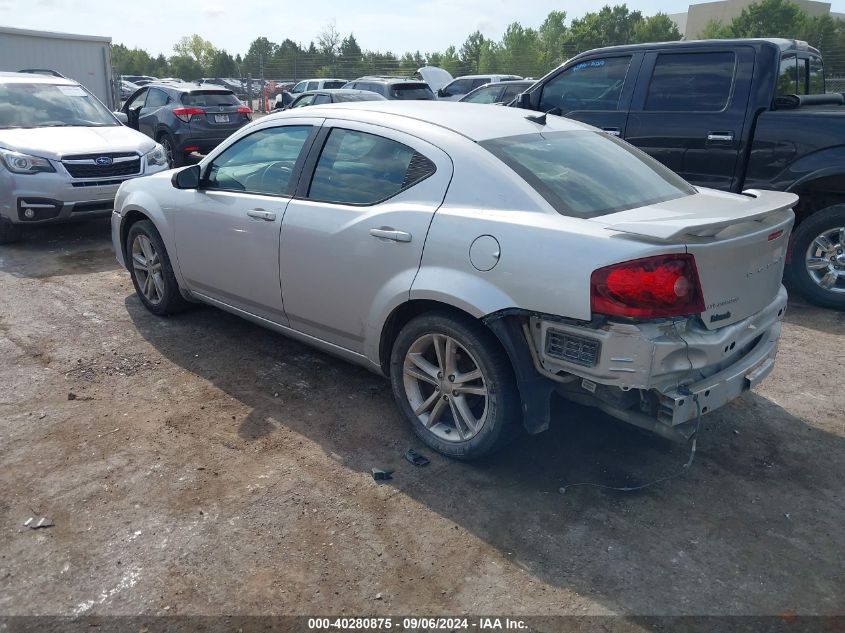 2012 Dodge Avenger Se VIN: 1C3CDZAGOCN289197 Lot: 40280875