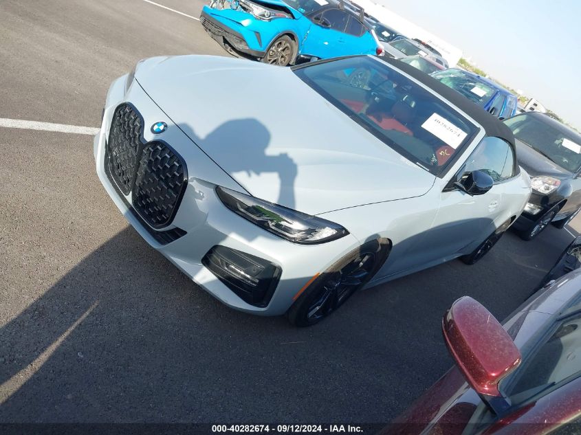 2022 BMW 430I VIN: WBA23AT01NCJ33113 Lot: 40282674