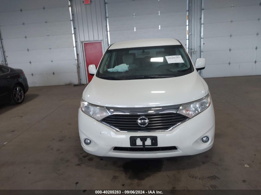 2015 Nissan Quest Sv VIN: JN8AE2KP6F9120101 Lot: 40285283