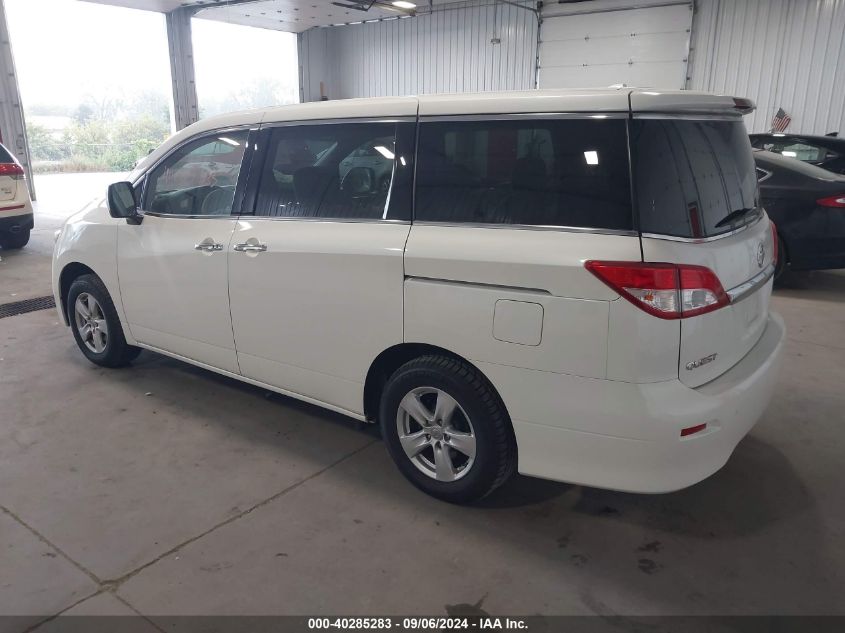 2015 Nissan Quest Sv VIN: JN8AE2KP6F9120101 Lot: 40285283