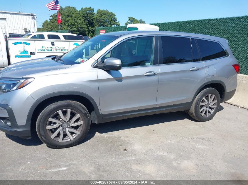 2021 Honda Pilot Awd Ex VIN: 5FNYF6H35MB084438 Lot: 40287574