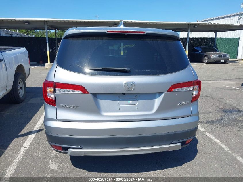 2021 Honda Pilot Awd Ex VIN: 5FNYF6H35MB084438 Lot: 40287574