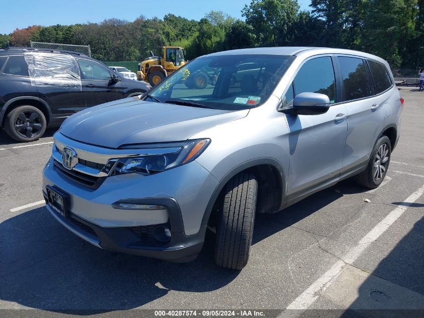 2021 Honda Pilot Awd Ex VIN: 5FNYF6H35MB084438 Lot: 40287574