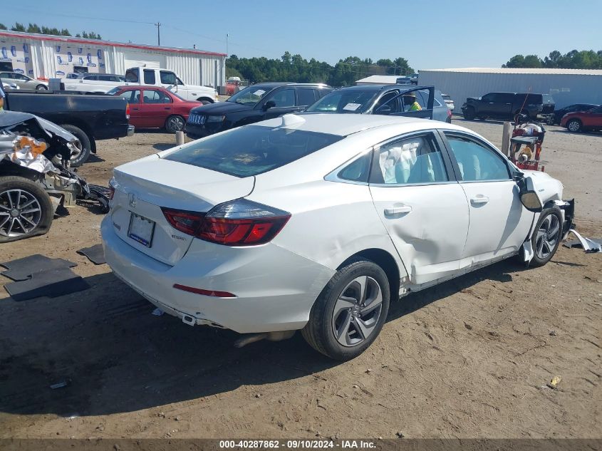 2019 Honda Insight Ex VIN: 19XZE4F52KE033207 Lot: 40287862