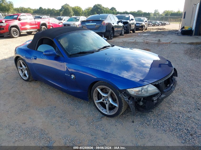 2006 BMW Z4 3.0Si VIN: 4USBU53526LW91647 Lot: 40288606