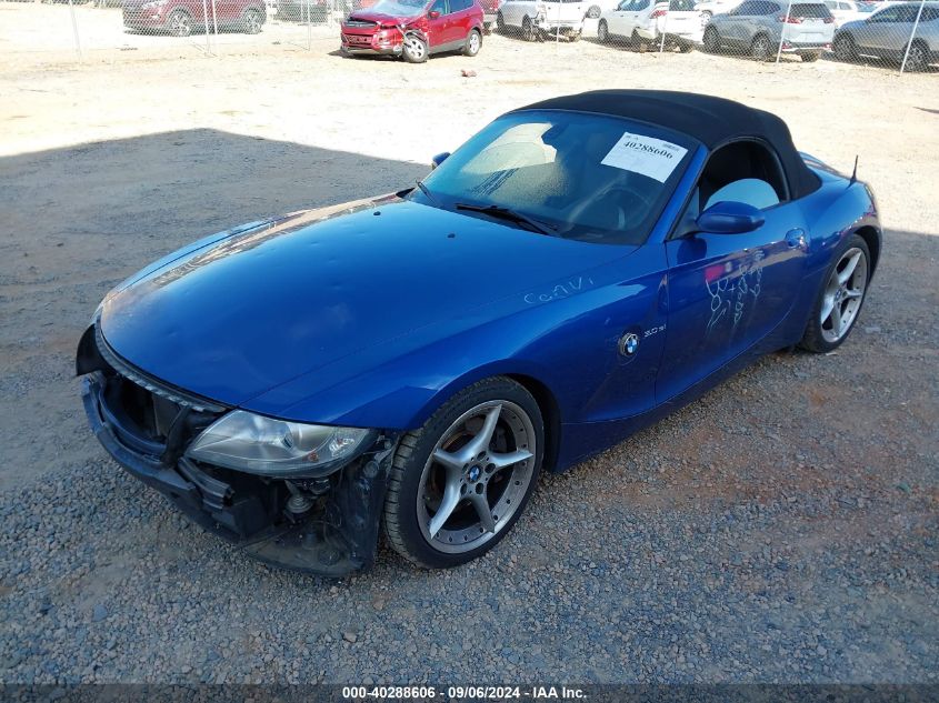 2006 BMW Z4 3.0Si VIN: 4USBU53526LW91647 Lot: 40288606