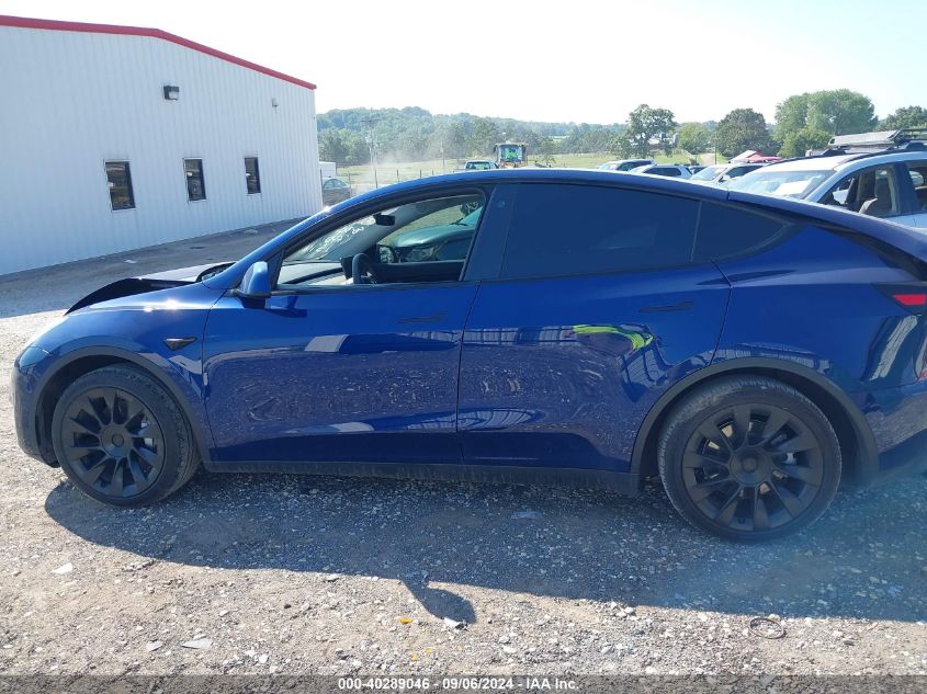 2021 Tesla Model Y Long Range Dual Motor All-Wheel Drive VIN: 5YJYGDEE3MF259003 Lot: 40289046