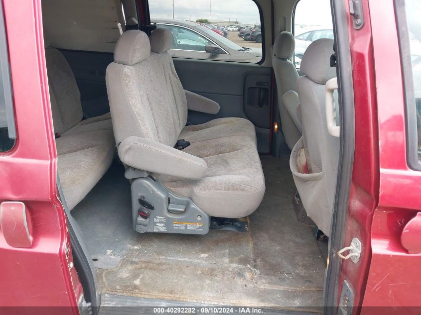 2000 Nissan Quest Gle/Gxe/Se/Se-Cloth VIN: 4N2XN11T2YD821892 Lot: 40292282