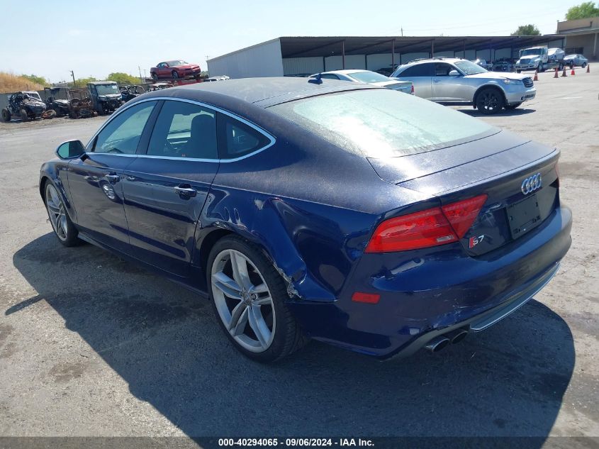 2013 Audi S7 4.0T Prestige VIN: WAUW2AFC7DN049584 Lot: 40294065