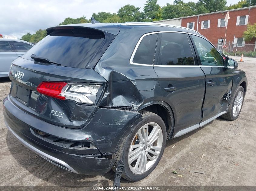 2018 Audi Q5 2.0T Premium/2.0T Tech Premium VIN: WA1BNAFYXJ2017319 Lot: 40294841