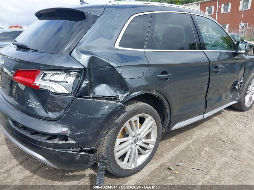 2018 Audi Q5 2.0T Premium/2.0T Tech Premium VIN: WA1BNAFYXJ2017319 Lot: 40294841