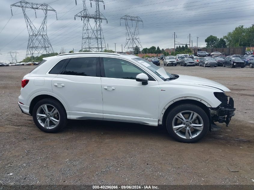 2020 Audi Q3 Premium 45 Tfsi S Line Quattro Tiptronic VIN: WA1DECF31L1079337 Lot: 40296066