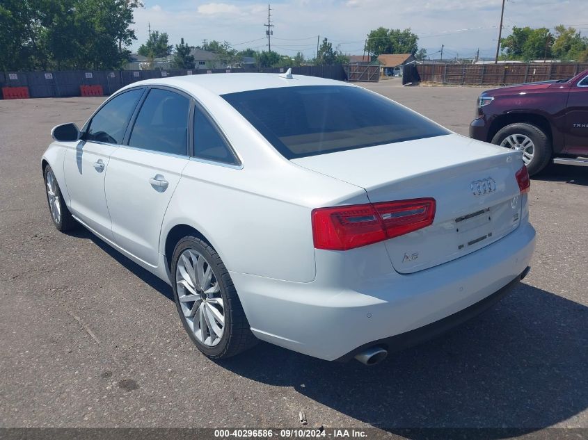 2014 Audi A6 3.0 Tdi Premium Plus VIN: WAUFMAFC1EN013787 Lot: 40296586