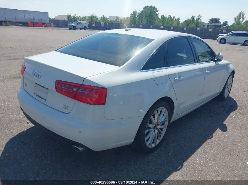 2014 Audi A6 3.0 Tdi Premium Plus VIN: WAUFMAFC1EN013787 Lot: 40296586