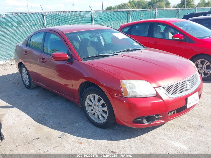 2012 Mitsubishi Galant Fe VIN: 4A32B2FF5CE017908 Lot: 40300176