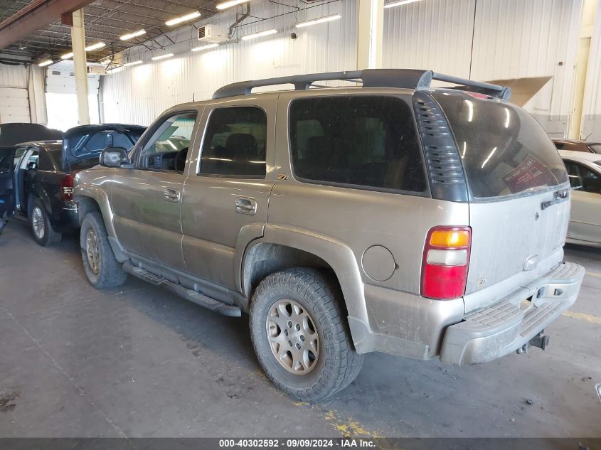 2003 Chevrolet Tahoe Z71 VIN: 1GNEK13Z93R245483 Lot: 40302592