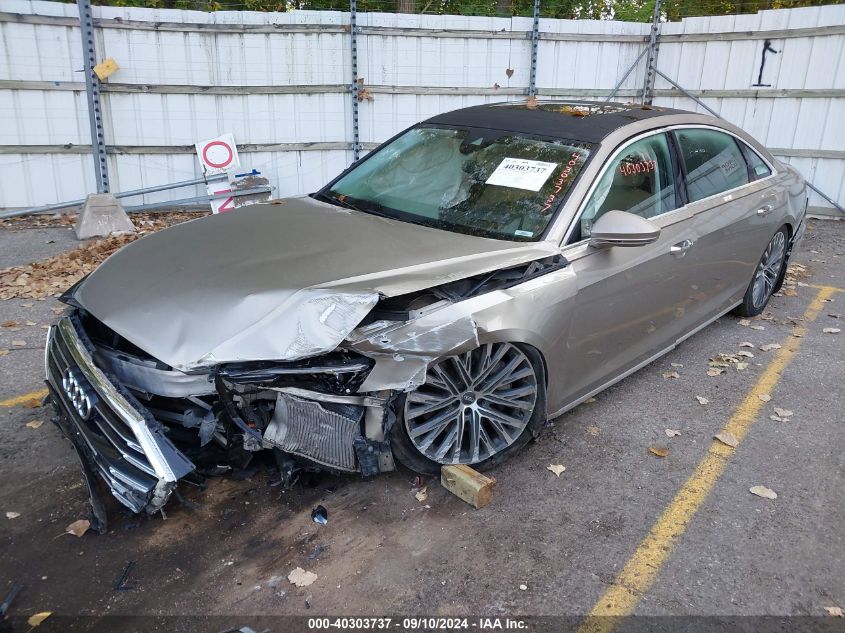 2019 Audi A8 L VIN: WAU8DBF8XKN018766 Lot: 40303737