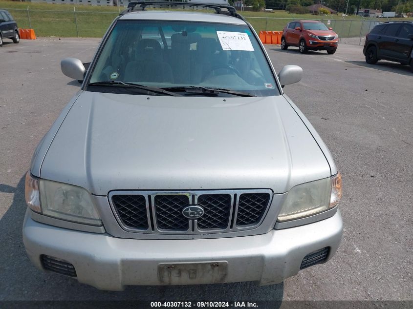 2001 Subaru Forester S VIN: JF1SF65611H729351 Lot: 40307132