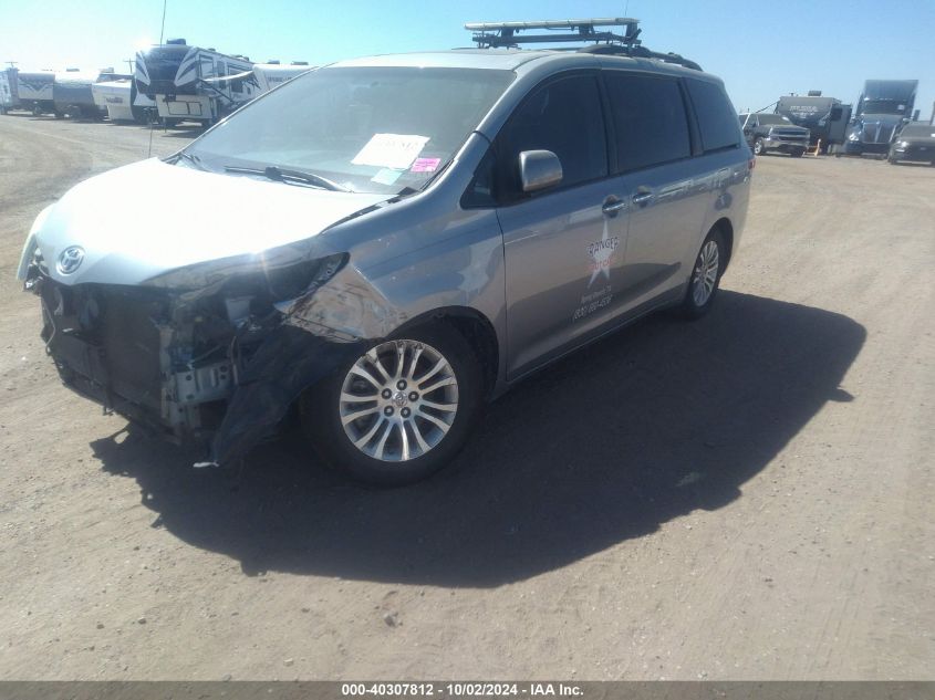 2013 Toyota Sienna Xle V6 8 Passenger VIN: 5TDYK3DCXDS338561 Lot: 40307812