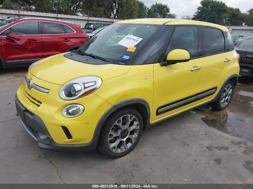 2014 Fiat 500L Trekking VIN: ZFBCFADH6EZ013536 Lot: 40313919