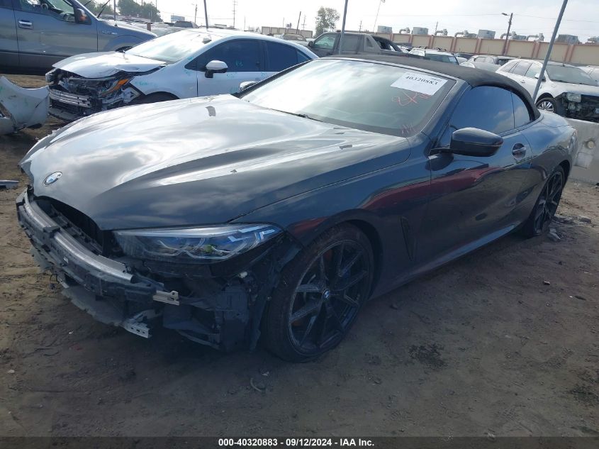 2022 BMW M850I VIN: WBAFY4C0XNCH90029 Lot: 40320883