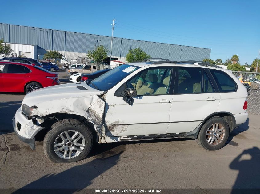 2005 BMW X5 3.0I VIN: 5UXFA13585LY22229 Lot: 40324120