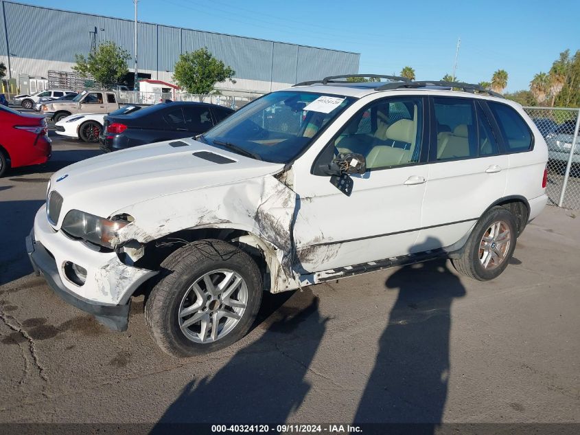 2005 BMW X5 3.0I VIN: 5UXFA13585LY22229 Lot: 40324120