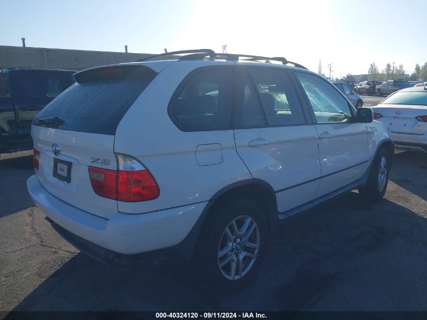 2005 BMW X5 3.0I VIN: 5UXFA13585LY22229 Lot: 40324120