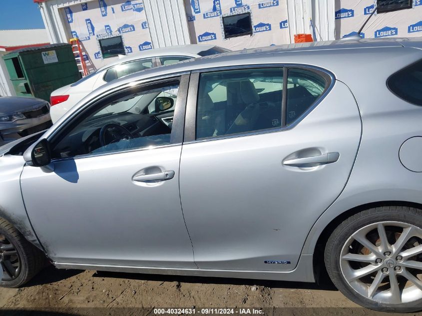 2012 Lexus Ct 200H Premium VIN: JTHKD5BH4C2088121 Lot: 40324631