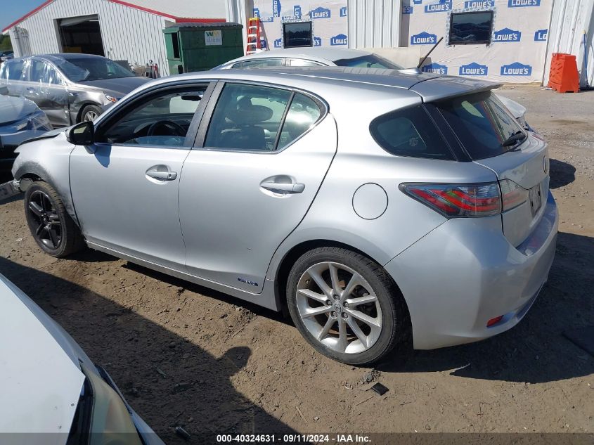 2012 Lexus Ct 200H Premium VIN: JTHKD5BH4C2088121 Lot: 40324631