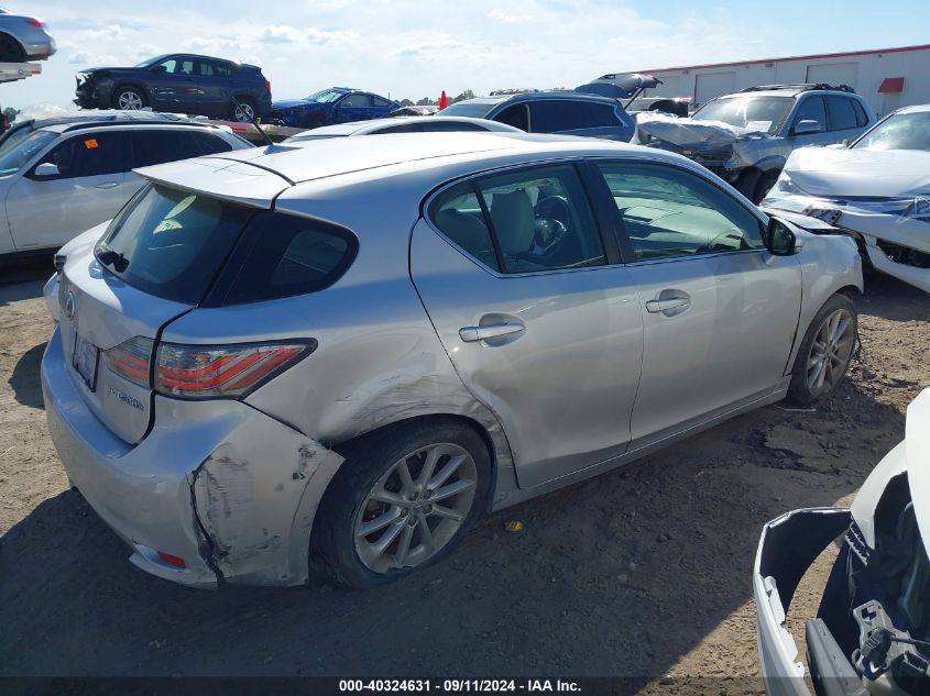 2012 Lexus Ct 200H Premium VIN: JTHKD5BH4C2088121 Lot: 40324631