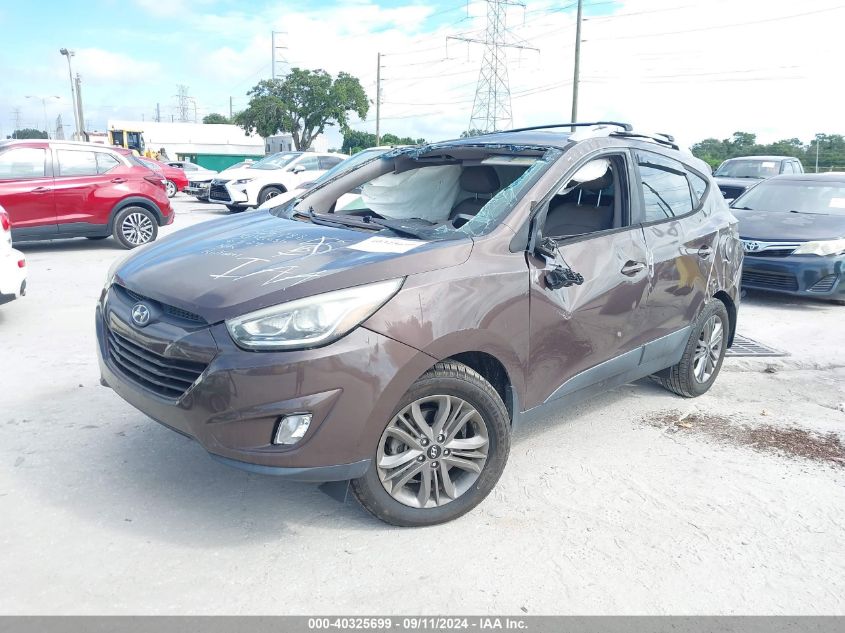 2014 Hyundai Tucson Gls/Limited/Se VIN: KM8JU3AGXEU949010 Lot: 40325699