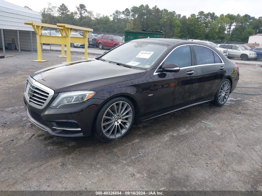 2015 Mercedes-Benz S 550 VIN: WDDUG8CB3FA194461 Lot: 40326854