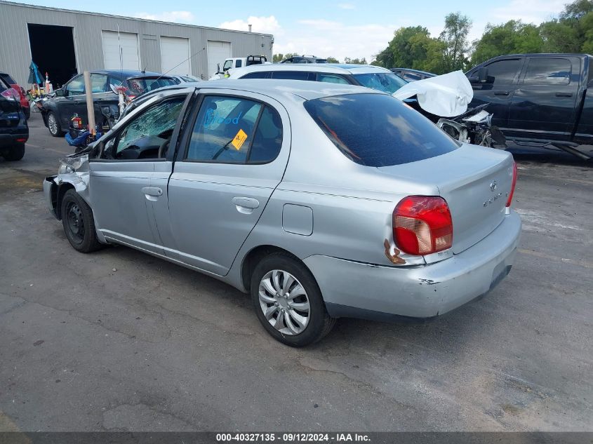 2002 Toyota Echo VIN: JTDBT123620240508 Lot: 40327135