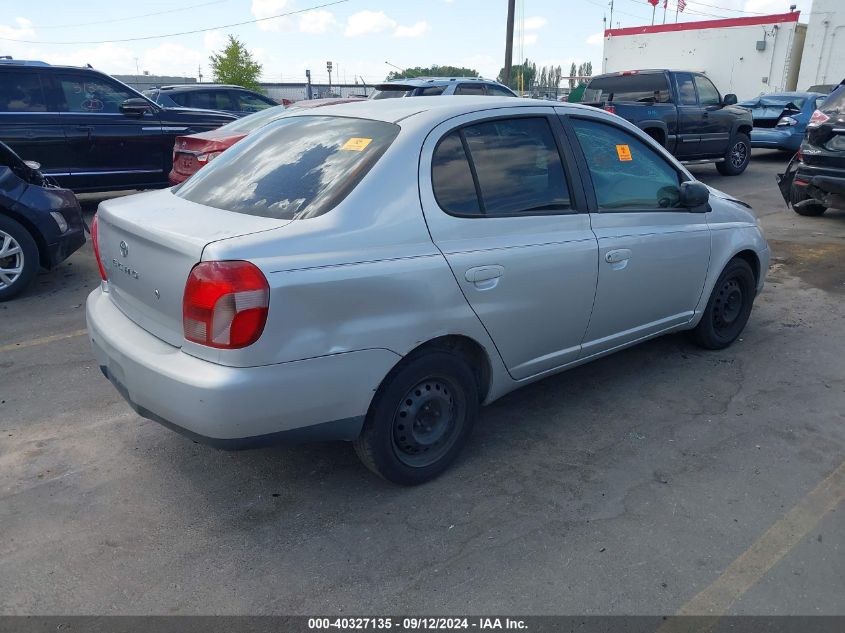 2002 Toyota Echo VIN: JTDBT123620240508 Lot: 40327135