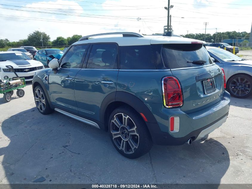 2022 Mini Countryman S Countryman VIN: WMZ53BR03N3N55557 Lot: 40328718