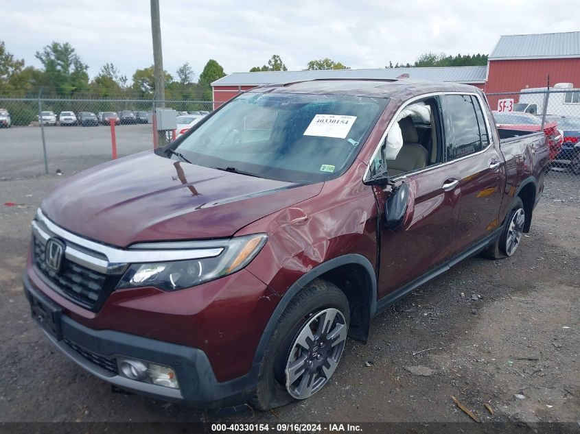 2019 Honda Ridgeline Rtl-E VIN: 5FPYK3F79KB006989 Lot: 40330154