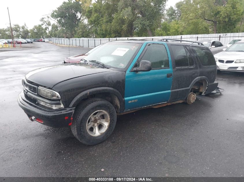 2000 Chevrolet Blazer Ls VIN: 1GNCS13W3Y2112912 Lot: 40333188