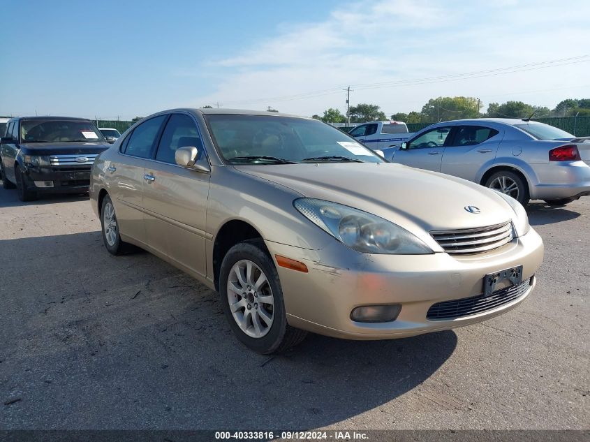 2002 Lexus Es 300 Base (A4) VIN: JTHBF30G720069162 Lot: 40333816