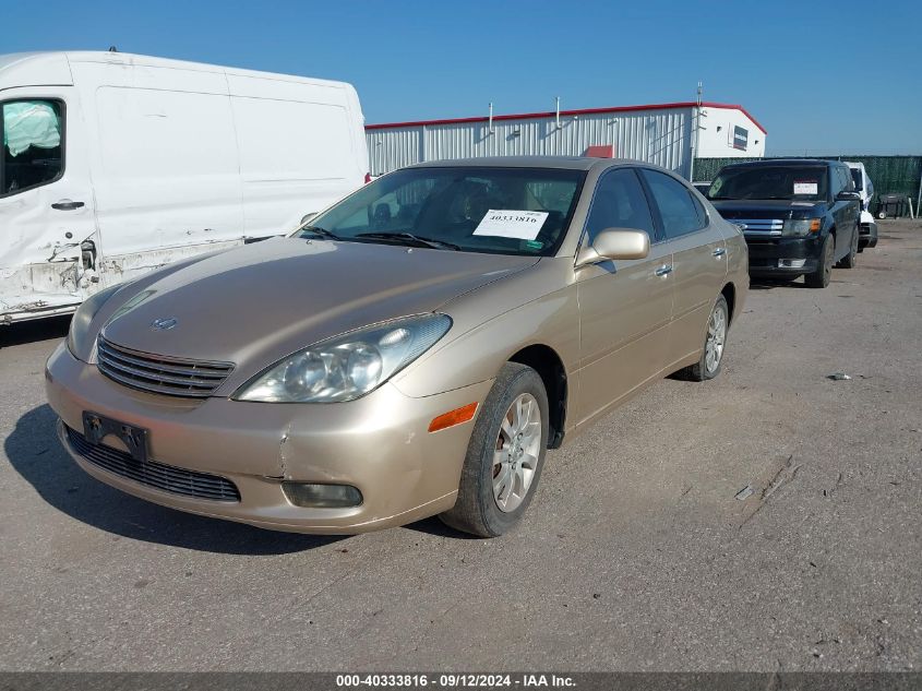 2002 Lexus Es 300 Base (A4) VIN: JTHBF30G720069162 Lot: 40333816