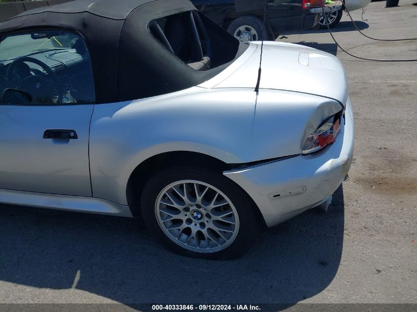 2001 BMW Z3 2.5 VIN: WBACN33481LM03767 Lot: 40333846