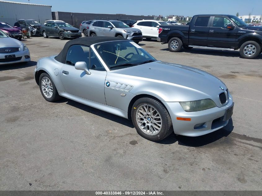 2001 BMW Z3 2.5 VIN: WBACN33481LM03767 Lot: 40333846